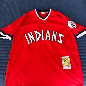 Men’s Medium Mitchell and Ness Cleveland Indians Manny Ramirez Baseball jersey